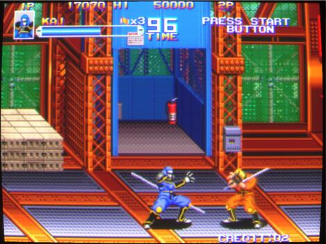 Arcade MameUiFX Shadow_Force_II Technos 1992 HLSL